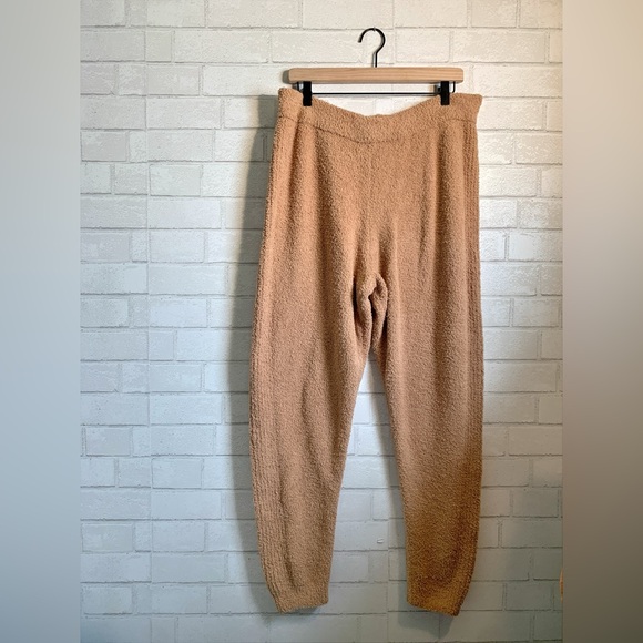 Victoria's Secret Teddy Bear Tan Super Soft Fleece Lounge Pants Leggings XL - Picture 1 of 4